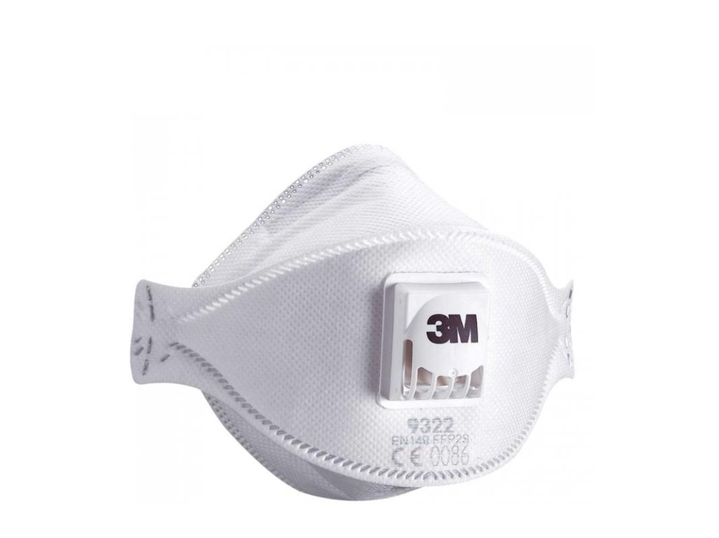 3M Respirátor 9322+ časticový s ventilom